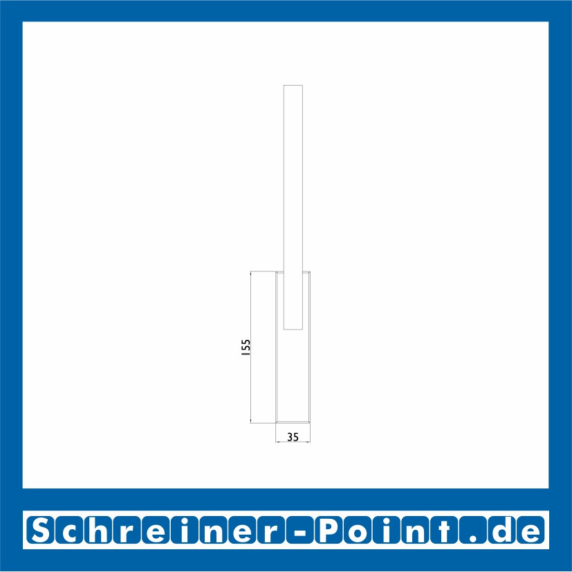 blaugelb Hebe- Schiebetürgriffe HSG 1030